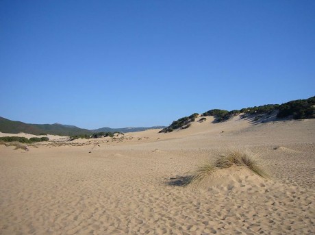 Sanddüne der Costa Verde